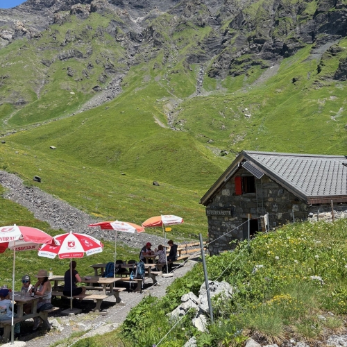 19_4_Mittagsrast bei der Rotstockhütte